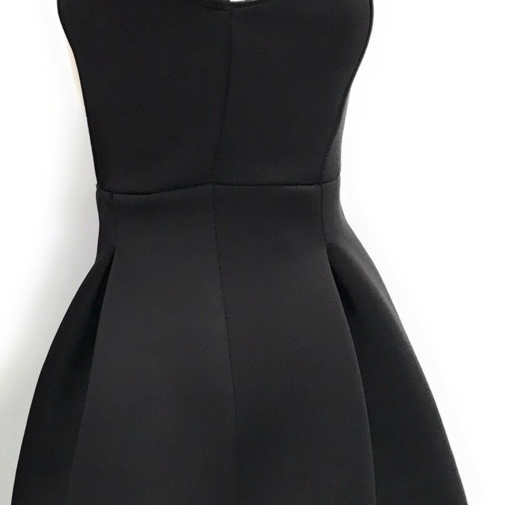 BRAT STAR Bodycon Stretch Knit Punk Dress Black S - Picture 4 of 7